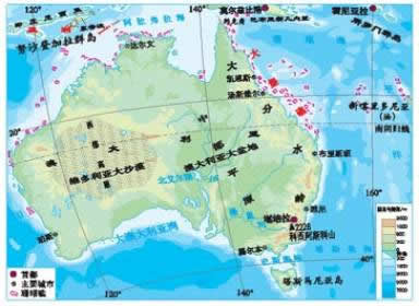 大堡礁的位置分布
