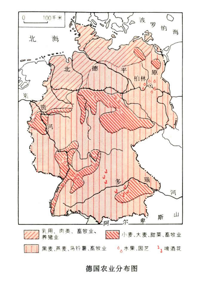 欧洲西部,欧洲东部和北亚